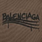 Balenciaga 24Fw funny graffiti letter logo print hoodie