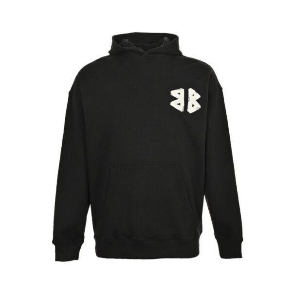 Balenciaga 24Fw BB embroidered hoodie
