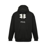 Balenciaga 24Fw BB embroidered hoodie