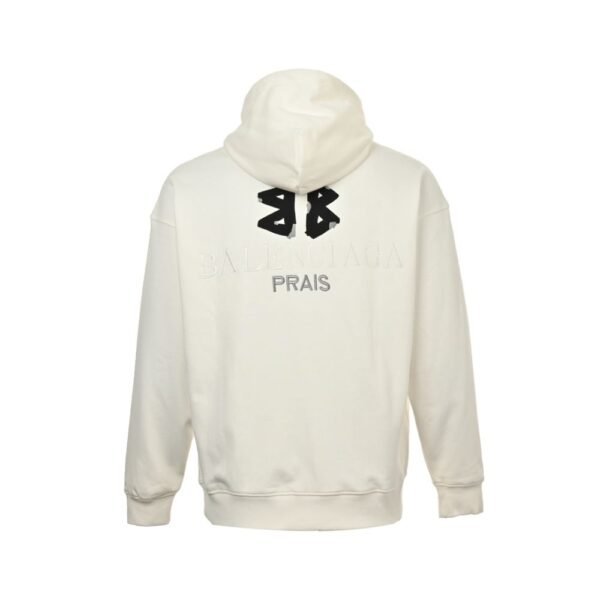 Balenciaga 24Fw BB embroidered hoodie