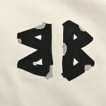 Balenciaga 24Fw BB embroidered hoodie