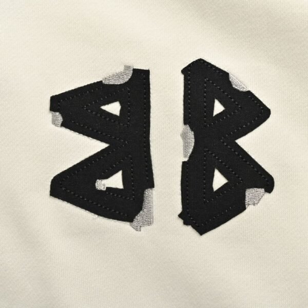 Balenciaga 24Fw BB embroidered hoodie