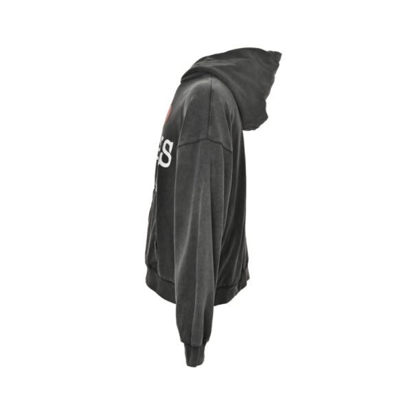 Balenciaga 24Fw Double Ring Embroidery Zipper Sweatshirt