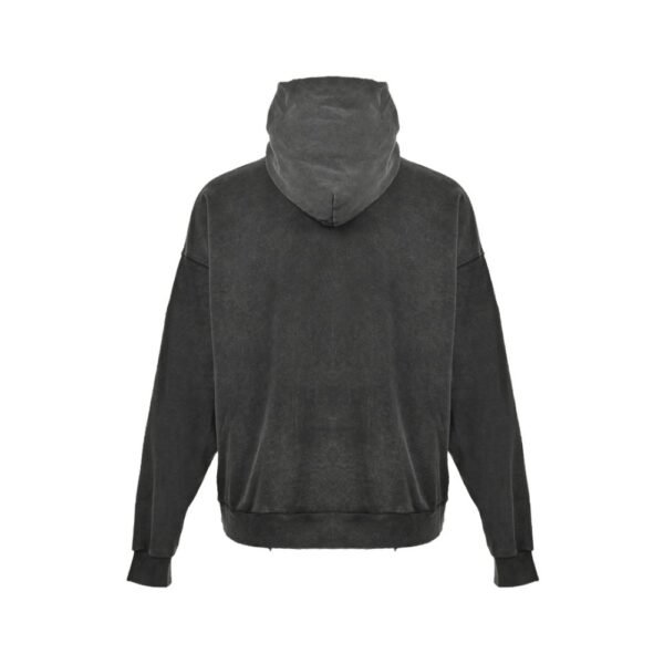 Balenciaga 24Fw Double Ring Embroidery Zipper Sweatshirt