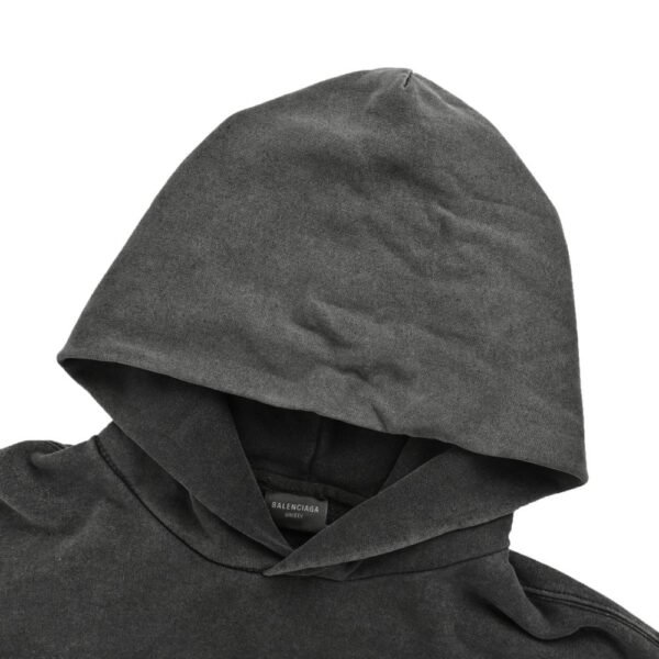 Balenciaga 24Fw Double Ring Embroidery Zipper Sweatshirt
