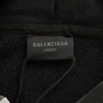 Balenciaga 24Fw Double Ring Embroidery Zipper Sweatshirt
