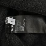Balenciaga 24Fw Double Ring Embroidery Zipper Sweatshirt