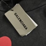 Balenciaga 24Fw Double Ring Embroidery Zipper Sweatshirt