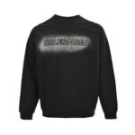 Balenciaga 24FW Washed and distressed baby embroidered sweatshirt