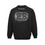 Balenciaga 24FW Washed and distressed baby embroidered sweatshirt