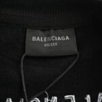 Balenciaga 24FW Washed and distressed baby embroidered sweatshirt