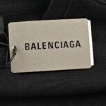 Balenciaga 24FW Washed and distressed baby embroidered sweatshirt