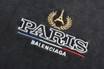 Balenciaga 24FW Paris embroidered zip-up hoodie