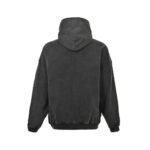 Balenciaga Tower Print Washed Hoodie