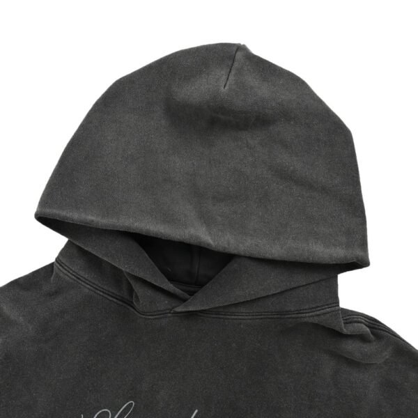 Balenciaga Tower Print Washed Hoodie