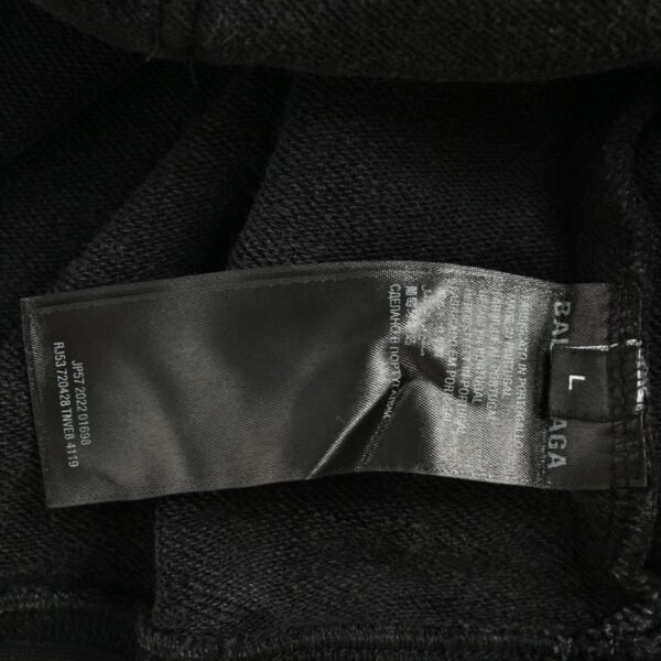 Balenciaga Tower Print Washed Hoodie