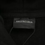 Balenciaga Sanskrit Print Mud-Dyed Zipper Sweatshirt Jacket