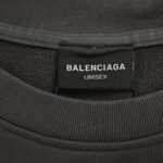 Balenciaga Website letter embroidered sweatshirt
