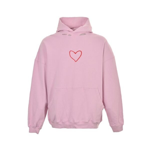 Balenciaga 24Fw Valentine's Day Heart Hoodie