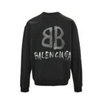 Balenciaga Luminous Double B Printed Sweatshirt