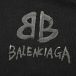 Balenciaga Luminous Double B Printed Sweatshirt