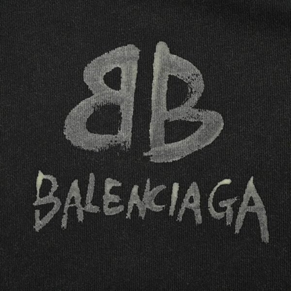 Balenciaga Luminous Double B Printed Sweatshirt