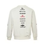 Balenciaga 24Fw Multi-letter embroidered sweatshirt
