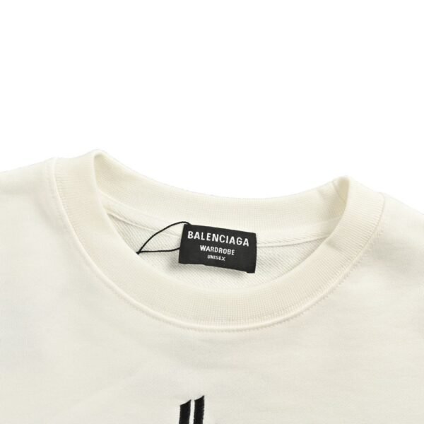 Balenciaga 24Fw Multi-letter embroidered sweatshirt