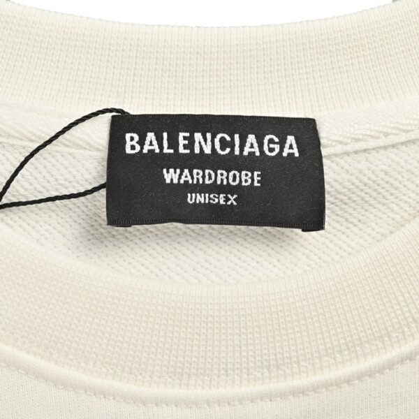 Balenciaga 24Fw Multi-letter embroidered sweatshirt