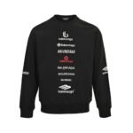 Balenciaga 24Fw Multi-letter embroidered sweatshirt