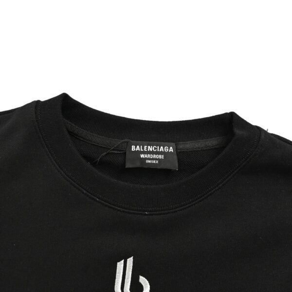 Balenciaga 24Fw Multi-letter embroidered sweatshirt