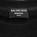 Balenciaga 24Fw Multi-letter embroidered sweatshirt