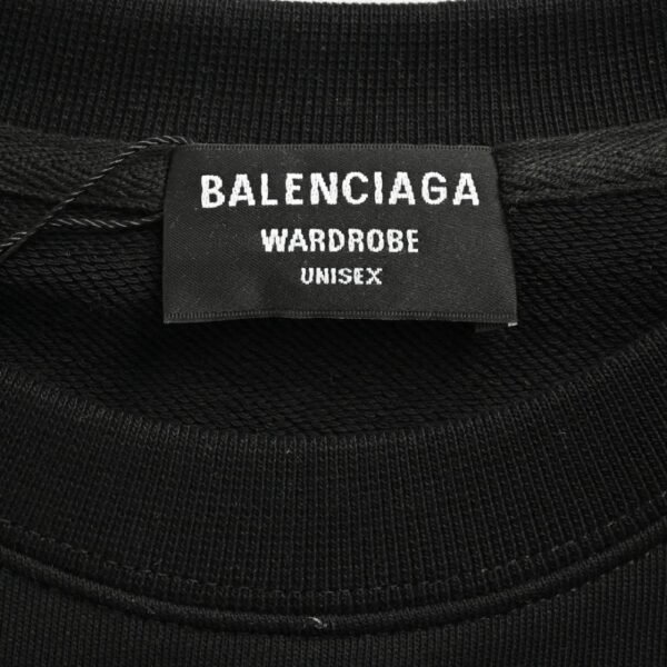Balenciaga 24Fw Multi-letter embroidered sweatshirt