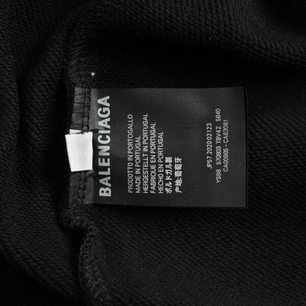 Balenciaga 24Fw Multi-letter embroidered sweatshirt