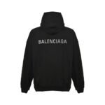 Balenciaga 24Fw hot diamond lettering destruction hoodie