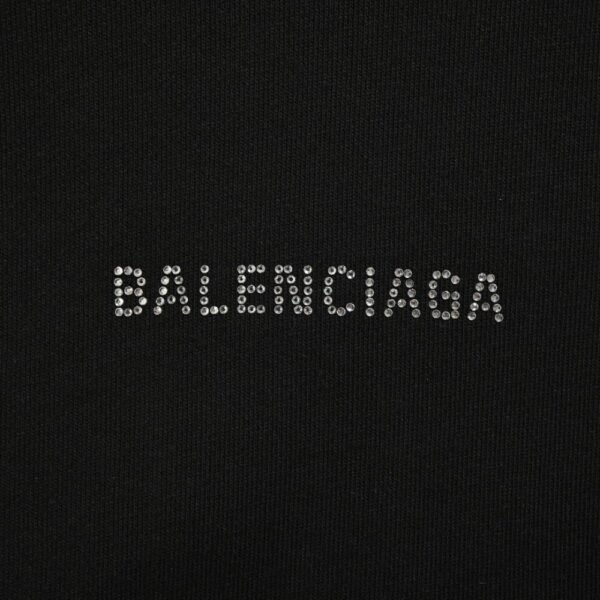 Balenciaga 24Fw hot diamond lettering destruction hoodie