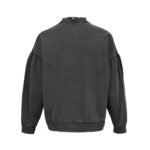 Balenciaga 23Fw collar buckle rivet pierced sweatshirt