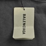 Balenciaga 23Fw collar buckle rivet pierced sweatshirt