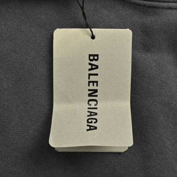 Balenciaga 23Fw collar buckle rivet pierced sweatshirt