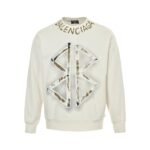 Balenciaga Hand-painted double B print sweatshirt