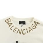 Balenciaga Hand-painted double B print sweatshirt