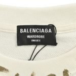 Balenciaga Hand-painted double B print sweatshirt
