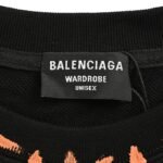 Balenciaga Hand-painted double B print sweatshirt