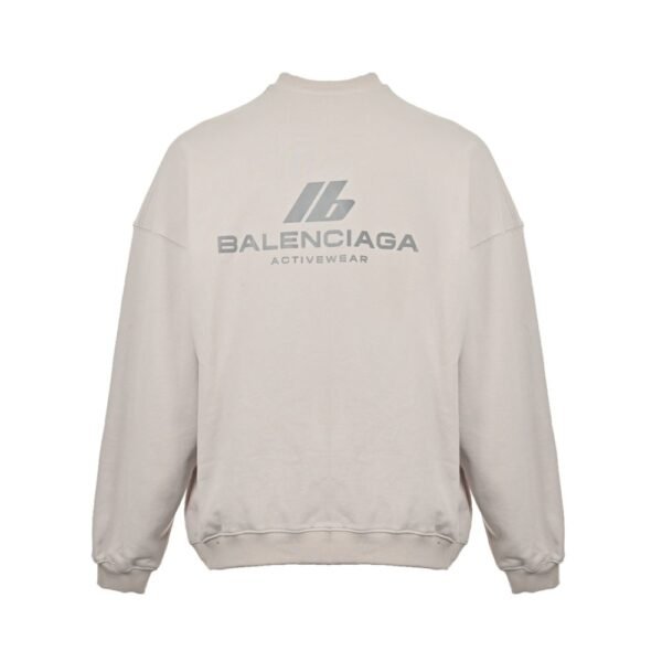 Balenciaga 24Fw reflective lettering logo sweatshirt