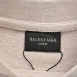 Balenciaga 24Fw reflective lettering logo sweatshirt