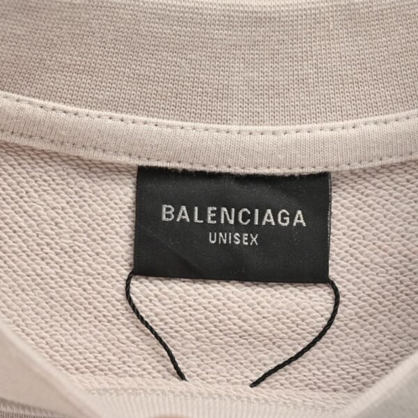Balenciaga 24Fw reflective lettering logo sweatshirt