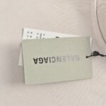 Balenciaga 24Fw reflective lettering logo sweatshirt
