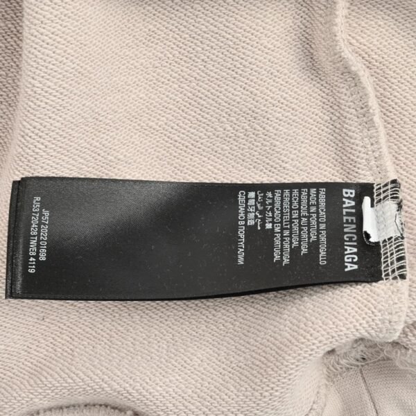 Balenciaga 24Fw reflective lettering logo sweatshirt