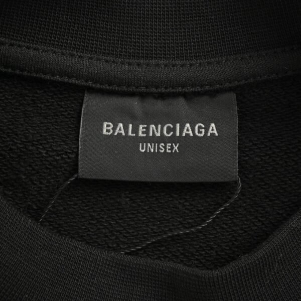Balenciaga 24Fw reflective lettering logo sweatshirt