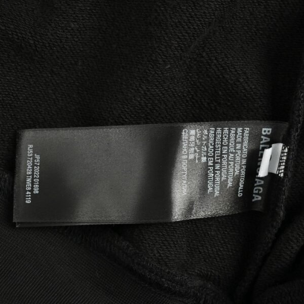 Balenciaga 24Fw reflective lettering logo sweatshirt